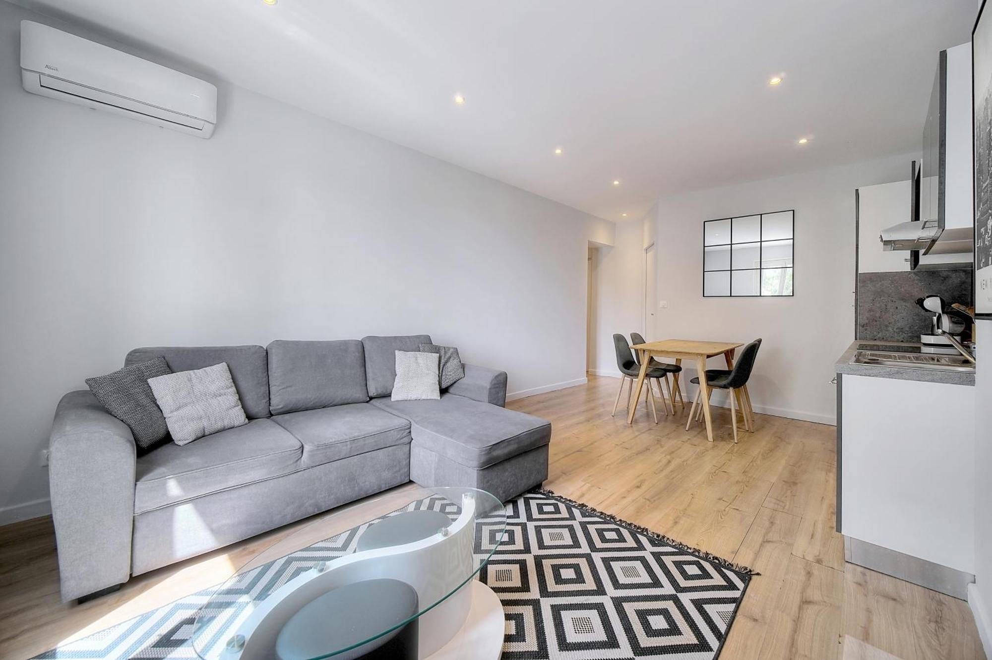 Le Erve-350m Plage-wifi Clim-vca Appartement Cannes